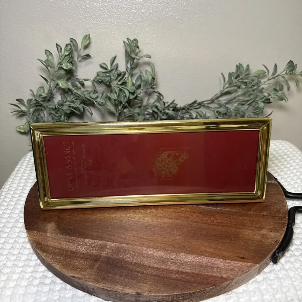 Reniassance Collection Dennis East Solid Brass Photo Frame 3.5
